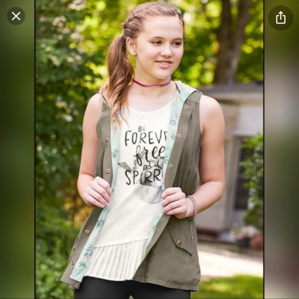 NEW! Matilda Jane Olive Vest: 14